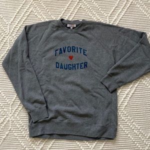 Favorite daughter gray sweatshirt